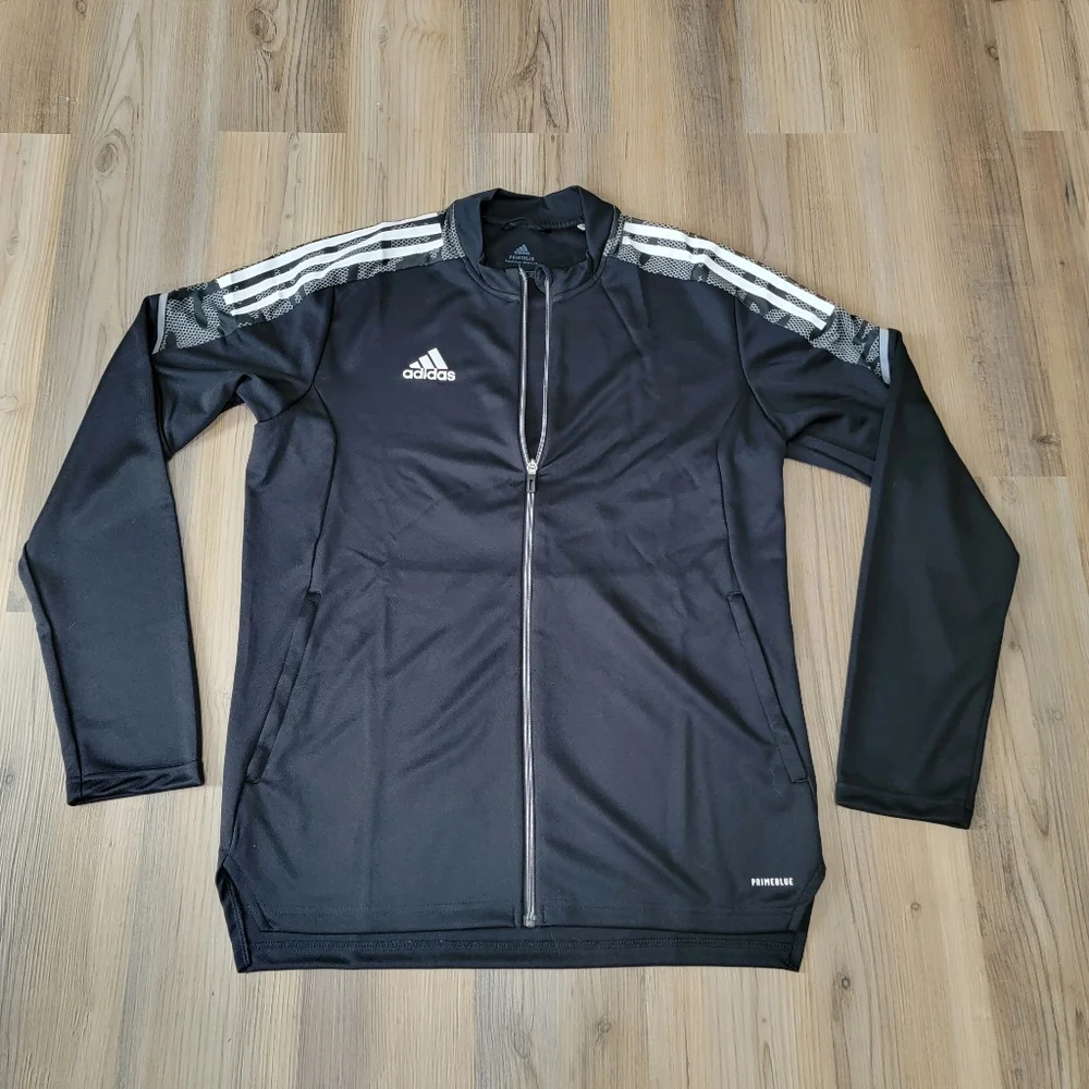 Men's sweatshirt adidas Condivo21 Track Jacket Primeblue black GH7129 GH7129 L - Picture 1 of 6
